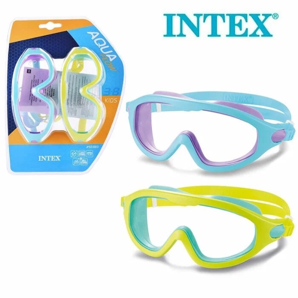 Маска для плавания, детская ( комплект 2шт) от 3-8 лет,  Intex