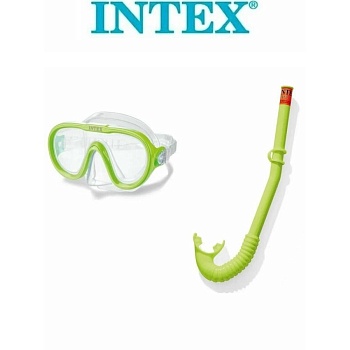 Набор для плавания: маска с трубкой, от 8 лет, ADVENTURER SWIM SET Intex