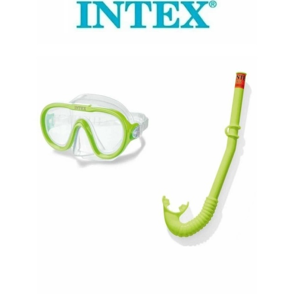 Набор для плавания: маска с трубкой, от 8 лет, ADVENTURER SWIM SET Intex