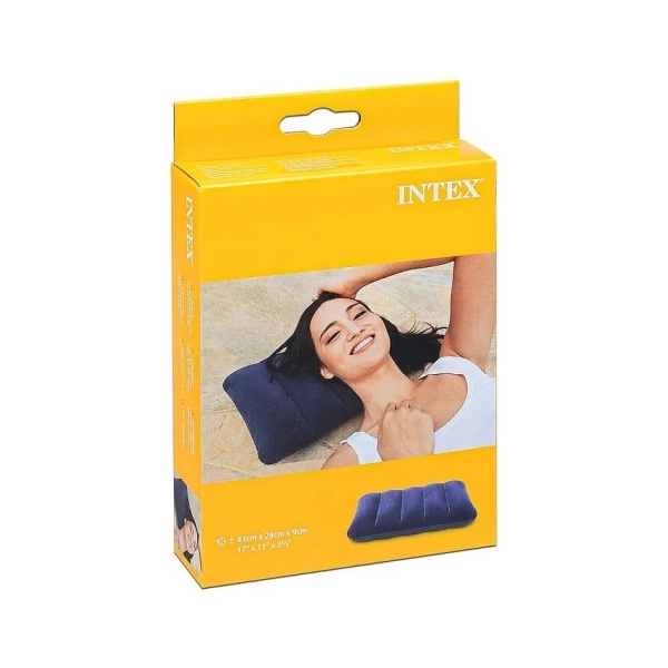 Подушка надувная 43х28х9см, Intex 