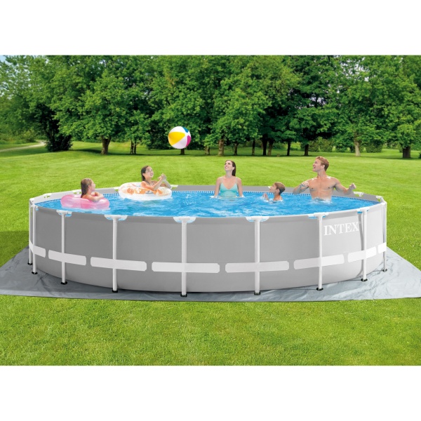 Бассейн каркасный круглый 549х122см, 24311л, ф.-н. 5678л/ч серии Prism Frame, Intex