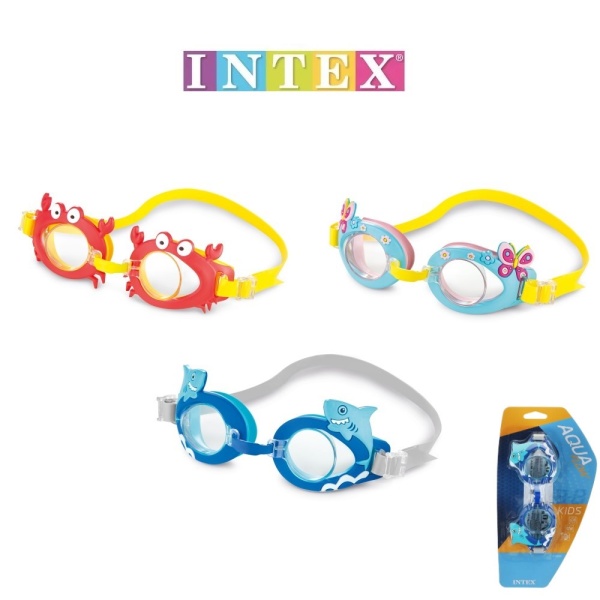Очки для плавания детские "Забавные очки" 3-8 лет, Intex