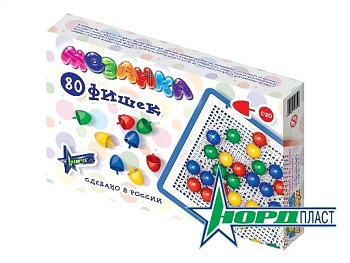 Мозаика (80 круглых фишек d 20 мм)