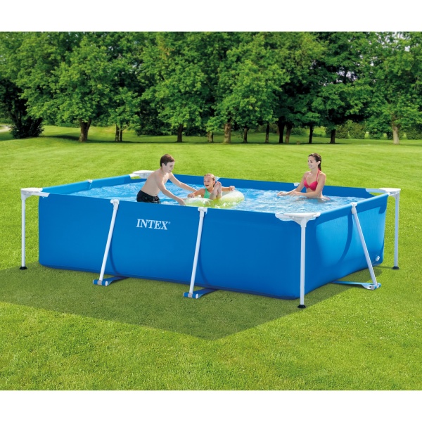 Бассейн каркасный прямоугольный 300х200х75 3834л серии Rectangular Frame Pool 28272 Intex