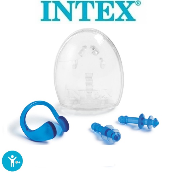 Набор для плавания: Беруши и зажим для носа, Intex