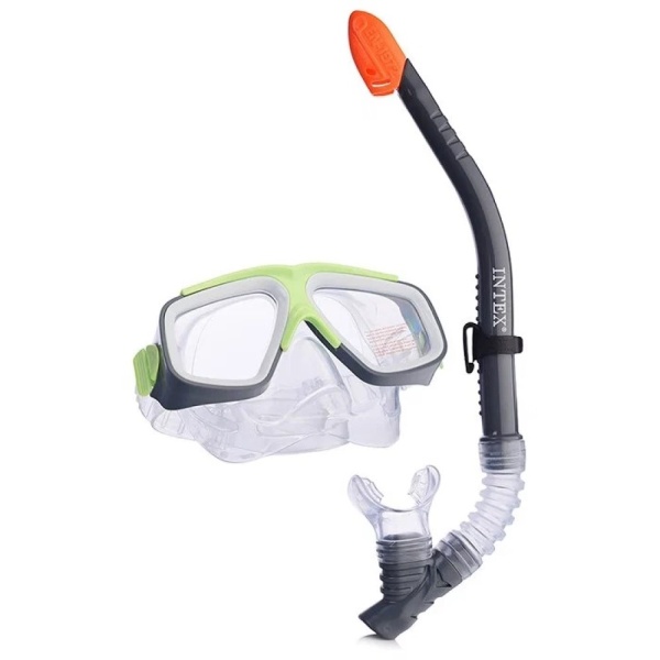 Набор для плавания: маска с трубкой, от 8 лет, SURF RIDER SWIM SET Intex