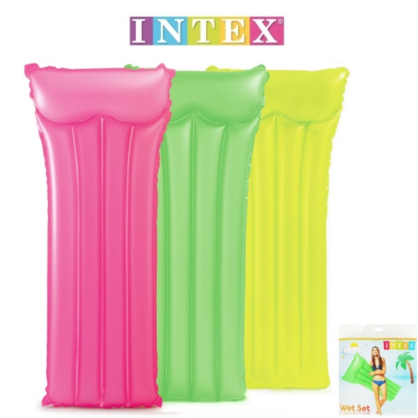 Матрас надувной пляжный "Неоновый" 183х76см, Intex