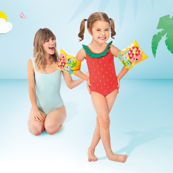 Нарукавники надувные 23х15см "Веселые рыбки", 3-6 лет, Intex 