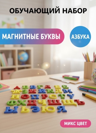 Буквы на магнитах