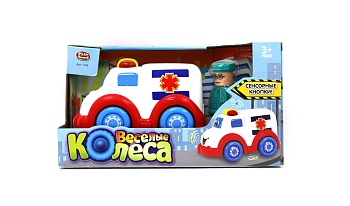 Машина скорой помощи "Веселые колёса"
