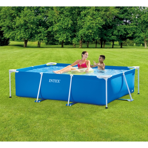 Бассейн каркасный прямоугольный 220х150х60см 1662л серии Rectangular Frame Pool 28270 Intex