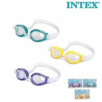 Очки для плавания детские Play Goggles 3-8 лет, Intex