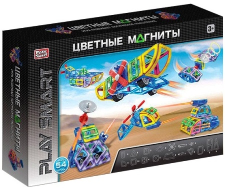 magnitnyy-konstruktor-play-smart-tsvetnye-magnity-art-2429-1