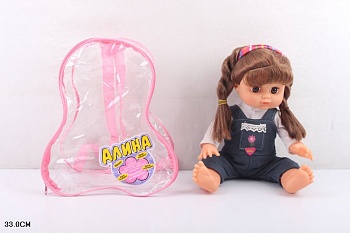 Кукла в рюкзаке Алина